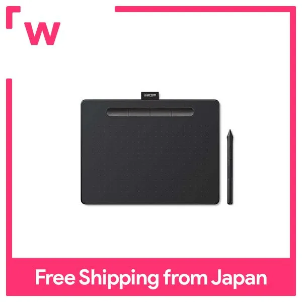 Pen Tablet Intuos Medium with Basic Drawing Software Black