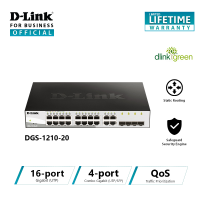 D-Link DGS-1210-20 20-Port Gigabit Smart Managed Switch