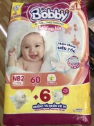 Miếng lót Bobby - dành cho bé sinh được 1 tháng NB2 60 miếng