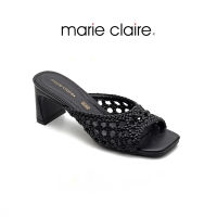 Bata บาจา ยี่ห้อ Marie Claire Urban Addict รองเท้าส้นสูง รองเท้ามีส้น สูง 2.5 นิ้ว รองเท้าส้นสูงแบบสวม รุ่น MULLIYA สีดำ 6706283