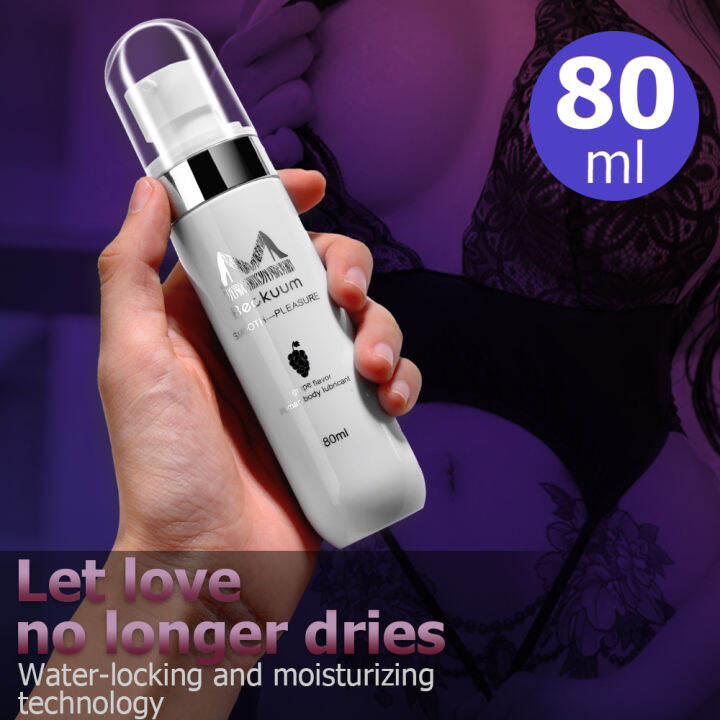 Beckuum Lubricant Gel Water Based Fruity Safe Edible Sex Gel Silk Touch Flavored Lubricant Sex 7794