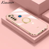 เคสโทรศัพท์แฟชั่น Kanavi สำหรับ Realme 5 5 5S 5i 6i C3 5 Pro 7 8 Pro 9 Pro 7 8 8 8 8 5G 9G 4G 7i 9i 8i ชุบด้วยไฟฟ้าหรูหราแหวนใส่นิ้วที่ตั้ง TPU ซิลิโคนนิ่มฝาครอบโทรศัพท์กันกระแทก