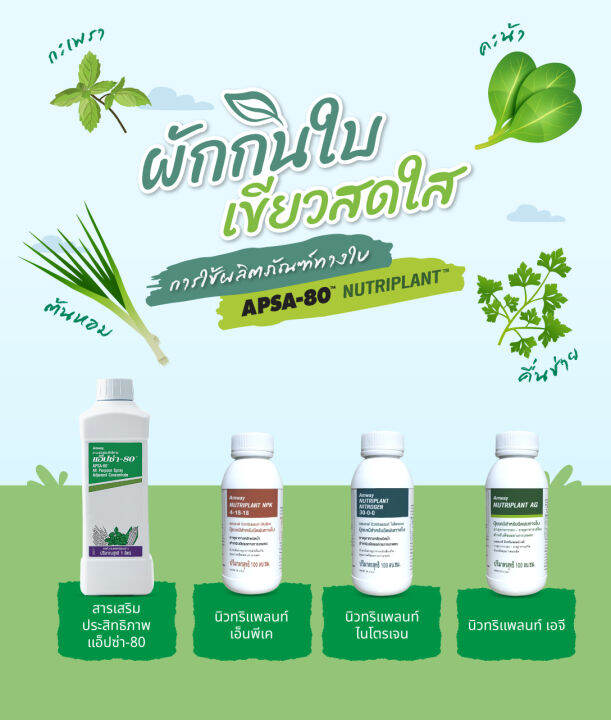 ปุ๋ยแอมเวย์-amway-นิวทริแพลนท์-ไนโตรเจน-สูตร-30-0-0-ของแท้100-จากช็อปไทย-ช่วยให้การเจริญเติบโตกิ่ง-ก้าน-ลำต้น-ใบ-และรากดีขึ้น-100-ml