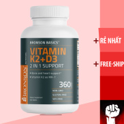 VITAMIN K2 D3 Bronson Basics Vitamin K2 + D3Tăng Đề Kháng - Chính Hãng