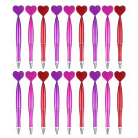 Valentines Day Heart Shape Pens Black Gel Ink Rollerball Pens for Office School Supplies Valentines Birthday Presents