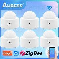 AUBESS ZigBee PIR Motion Sensor Tuya Smart Life Presence Sensor เครื่องตรวจจับ Smart Home Security Protection อัตโนมัติที่อยู่อาศัย