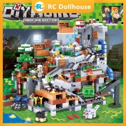 LEQI Lego Minecraft Set The Jungle Tree House Zombie Figures Building