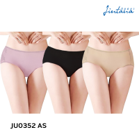 Jintana Set กางเกงใน 3 ตัว (เบจ ชมพู ดำ) รุ่น Basic รหัส JU0352AS