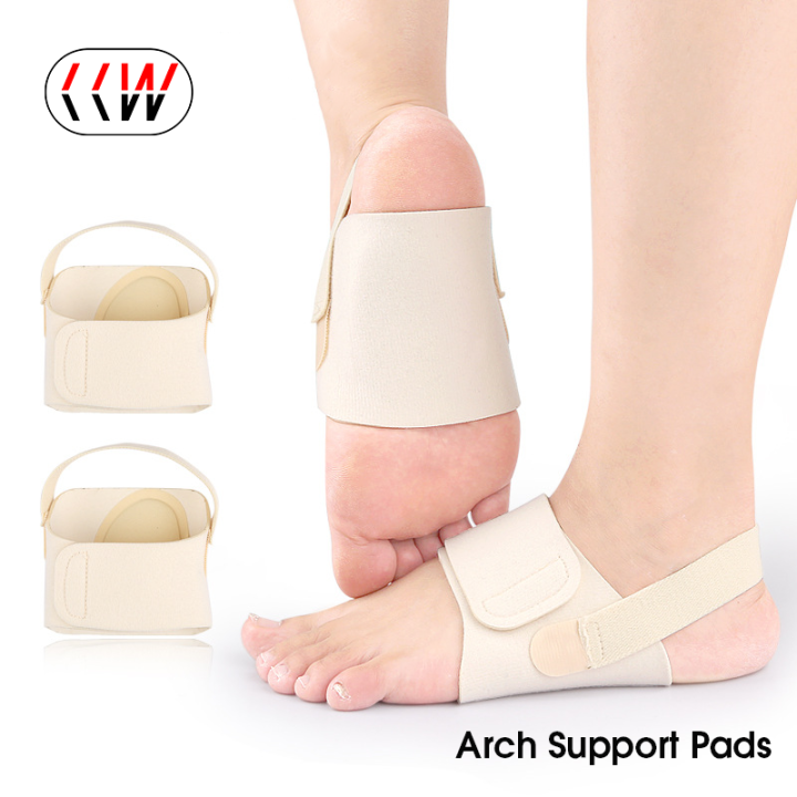 CCW 1 Pairs Arch Support Pads Flat Foot Arch Collapse Inside Outside