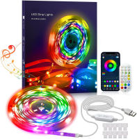 LED Strip USB LED Lights LED Backlight Lamp LED Tape RGB 5050 LED Decoration Colors Changing With APP Bluetooth Remote Control