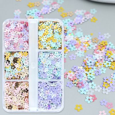【CC】๑✢№  Plum Glitter Epoxy Resin Filling Hollow Out Flowers Card Making Macaroon Flakes Scrapbooking Crafts