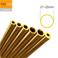 H62 Environmentally friendly brass tube outer diameter 21mm to 25mm thin and thick wall Hollow brass seamless tube Wires Leads Adapters