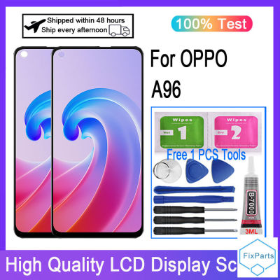 ต้นฉบับสำหรับ OPPO A96 CPH2333จอแสดงผล LCD Touch Screen Digitizer เปลี่ยน
