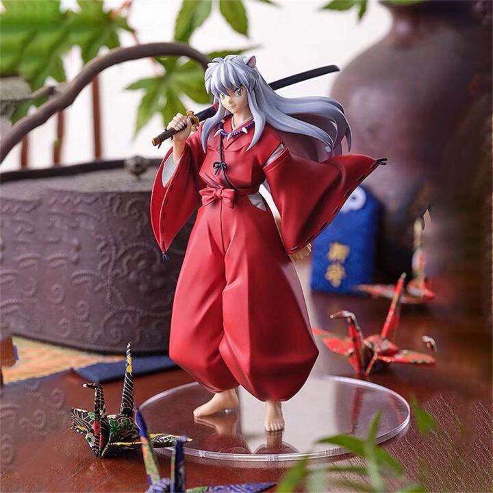 liand-ของเล่นของขวัญ18เซนติเมตรตัวการ์ตูนแอนนิเมชั่นทำจาก-pvc-sesshomaru-inuyasha-ตุ๊กตาขยับแขนขาได้ตุ๊กตาโมเดล