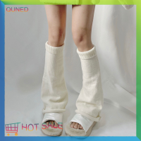 QUNED Winter leg warwarmers Black Goth gyaru Y2k อุปกรณ์เสริม Gothic Lolita ถุงเท้าถักผู้หญิงเต้นรำน่ารักขาอุ่น