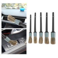 5 Pieces Auto Detailing Brush Set Fits for Lug Conditioner Seat