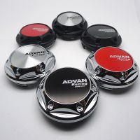 4pcs 68mm ADVAN Racing Car Wheel Hub Rim Dust-proof Center Cap Cover 45mm Badge Emblem Sticker