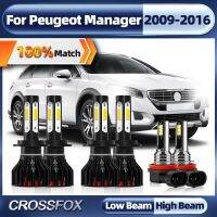 H7 LED Headlights Bulbs 360W 60000LM Plug and Play Car Light H11 Fog Light For Peugeot Manager 2009-2012 2013 2014 2015 2016