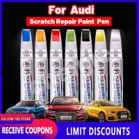 คุณภาพสูงสำหรับ Audi Car Scratch Repair Agent Auto Touch Up รถยนต์ปากกา Scratch Remover สี Care ถ่ายรูปซ่อมเติมสีปากกาเครื่องมือสำหรับ Audi Q7 A4 Q5 A6 A3 Q3 Quattro 200 A5/S5/RS5 TT A1