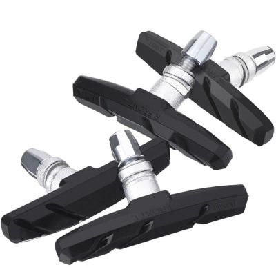 Bicycle Brake V shaped Silent Leather Mountain Bike Brake Pads Bicycle Brake For BMX Road Bike Silent Brake Cycling Bike Part