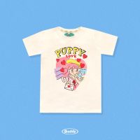 DADDY | Puppy Love T-Shirt  เสื้อยืดสีขาวสกรีนลาย สาวน้อย Wendy สุดน่ารัก