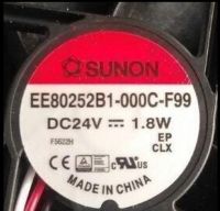 2023 SUNON Jianzhun ที่8025 EE80252B1-000C-F99 24V 1.8W พัดลมทำความเย็น DC