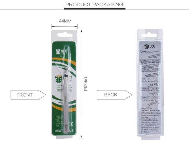 1ชิ้น-bst-6a-oreginal-สแตนเลส302แหนบเคลือบกันกรดป้องกันการปากคีบแม่เหล็ก