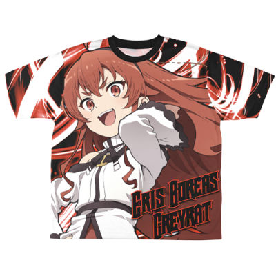 Mushoku Tensei: Jobless Reincarnation Tshirt Anime Unisex Tee Cosplay Eris Boreas Greyrat Shirt Short Sleeve Plus Size