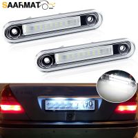 For Benz E-Class W124 190 W201 C-Class W202 Car Rear white LED license plate light number plate lamp