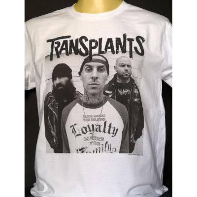 เสื้อยืดเสื้อวงนำเข้า Transplants Rancid Blink-182 Nu Metal Hiphop Rock Rap Punk Chicano Mexican Gangster Retro Sty_36
