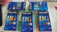 PHILIPS HG E120 2HRS  ม้วนวีดีโอเปล่า  วีดีโอเทปเปล่า  บันทึกได้ 120 นาที