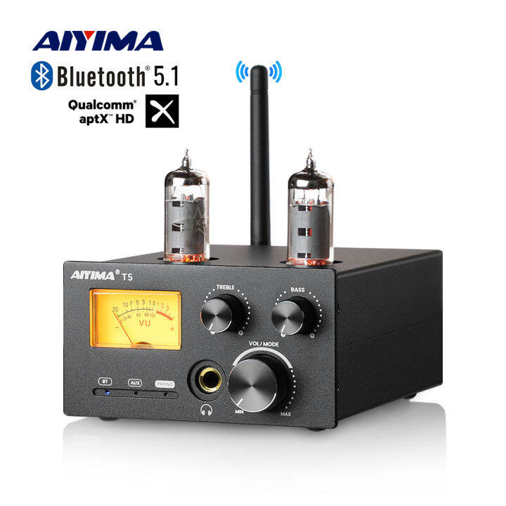 AIYIMA T5 Hifi Bluetooth Audio Amplifier QCC3034 NE5532 Stereo