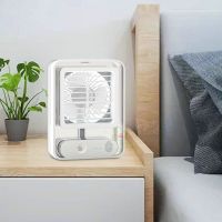 ใหม่ เครื่องทำความชื้นอากาศขนาดเล็ก เครื่องทำน้ำเย็น 5 สเปรย์พัดลม usb humidifying air conditioner พ ไฟ LED 7 โหมด ความจุ 600 มล.พัดลมพกพาชาร์จ พัดลมพกพามินิ มีสี่สีให้เลือก มือถือ +ตั้ง โต๊ะ พัดลมพกพา พัดลมถอดได้ พัดลม usb พัดลมมือถือ