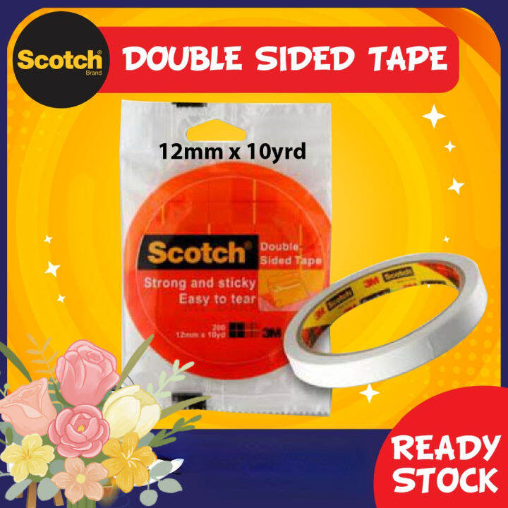 3M Scotch 200 Double Side Tissue Tape Easy Tear Senang Koyak Scotch ...