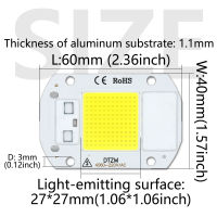 10ชิ้นซัง LED ชิป AC 220โวลต์10วัตต์20วัตต์30วัตต์50วัตต์โคมไฟลูกปัดสมาร์ท IC ไม่จำเป็นต้องไดร์เวอร์อบอุ่นเย็นสีขาวไดโอดสำหรับสปอตไล Floodlight DIY