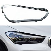 For -BMW X1 F49 2020 2021 Car Transparent Lampshade Head Light Lamp Cover Glasses Lamp Shade Headlight Shell Cover Lens