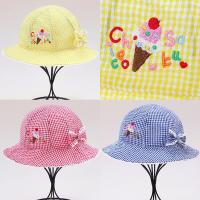 Children 39;s Sun Hat 2022 Boys And Girls Japanese Fashion Ice Cream Cartoon Alphabet Embroidery Bow Fisherman Hat Baseball Cap