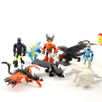 8 Pcs Action Toy Figures How to Train Your Dragon action figure anime figure toothlesslight fury astrid stormfly Snotout toy