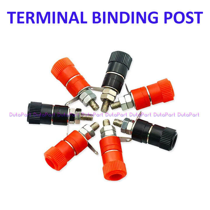 10 PASANG Terminal Binding Post Pos Banana Socket Soket Konektor