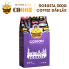 Cà phê robusta thương hiệu cohon 500g. robusta coffee 500g sản xuất từ cà - ảnh sản phẩm 1