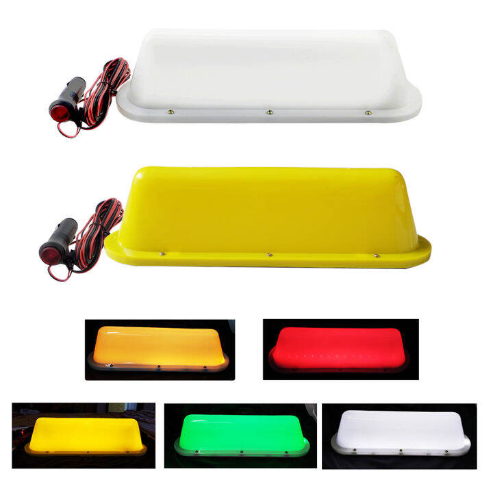 12V Kalis Air Tanda Atas Meter Teksi Lampu Cahaya Teksi Lampu