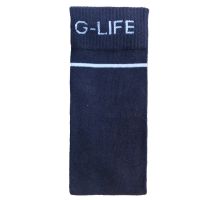 ถุงน่องกีฬา G-LIFE ยาวถึงเข่าสำหรับผู้หญิงถุงเท้าผ้าฝ้ายผ้ายืดหยุ่นสูงสำหรับฤดูร้อนดูดซับเหงื่อถุงเท้านักบอลลดอาการซึมเศร้า