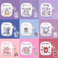 Wholesale Cute Cartoon Soft Transparent Case For AirPods 1st 2nd 3 Pro 2 1 2 3 4 i9 i9s i11 i12 inPods 12 Silicone Earphone Protective Cover With Lanyard Ring Hot Sale