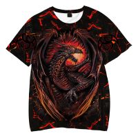 3-14 Years Jurassic Park Clothing for Boys T-Shirts 3D Animal Printed Dinosaur Tees Boys &amp; Girls Fashion Short Sleeved Kids Top