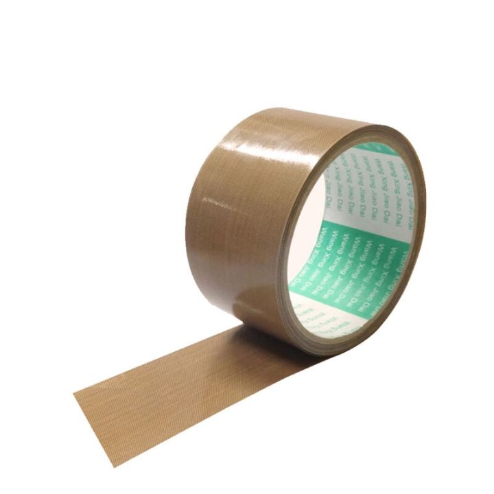 1roll-10meters-ptfe-adhesive-cloth-without-glue-insulation-resistant-high-temperature-vacuum-sealing-machine-tape-thk0-13-0-18mm-adhesives-tape