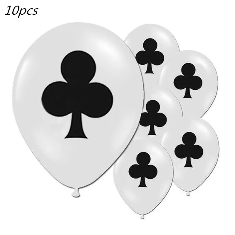 Casino Theme Party Decoration Poker Disposable Tableware Magic