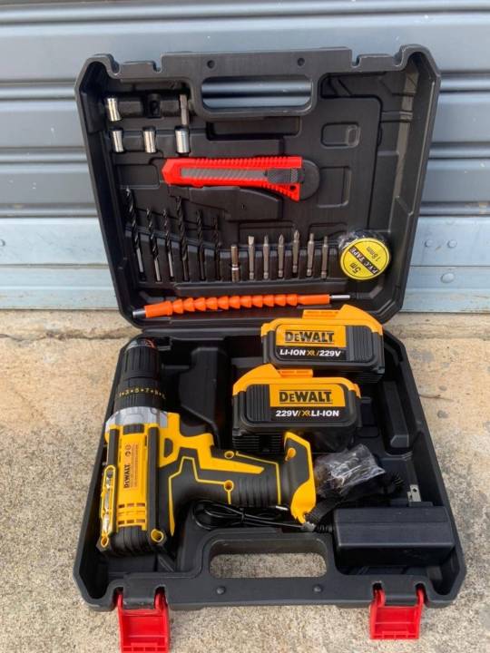 ส่งฟรี-ไม่ต้องใส่โค้ด-สว่านแบตใหญ่-dewalt-229v-เจาะ-กระแทก-ขันน็อต-รุ่นใช้งานหนัก-แบบ-3ระบบ-ทนแน่นอน