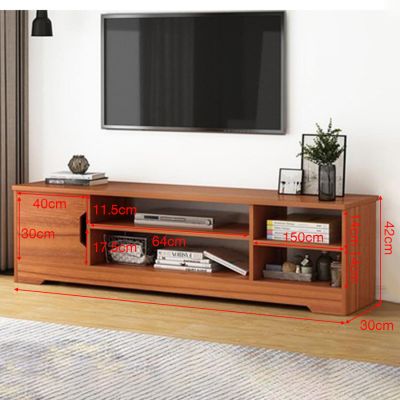 TV stand, size 30x150x42 cm,- Brown