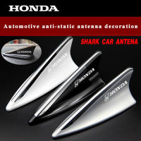 รถ Universal Dummy Shark Fin หลังคาเสาอากาศตกแต่ง Aerial Silver/ สีดำ/ สีขาว Fit สำหรับ Honda Civic HR-V Accord City Jazz BRV MOBILIO CRV BRIO