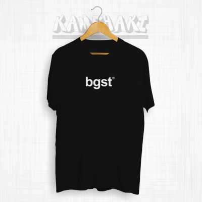 แขนสั้นโอเวอร์ไซส์Bgst Distro เสื้อยืดลําลอง สําหรับผู้ชาย และผู้หญิง แขนสั้น พิมพ์ลาย Words KoasS-4XL  ZYF4